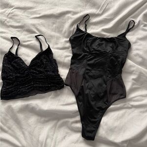 Target Black Bodysuit & tank